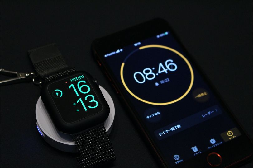Apple Watch『CHOETECH 900mAH』モバイルバッテリーの充電タイム