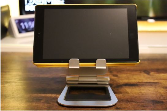 『Nulaxy』 iPad:タブレットスタンドKindleでも簡単に使用可能