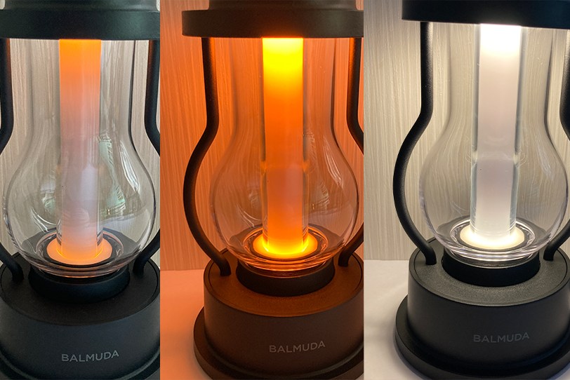 BALMUDA(バルミューダ)The Lantern L02Aの三色確認