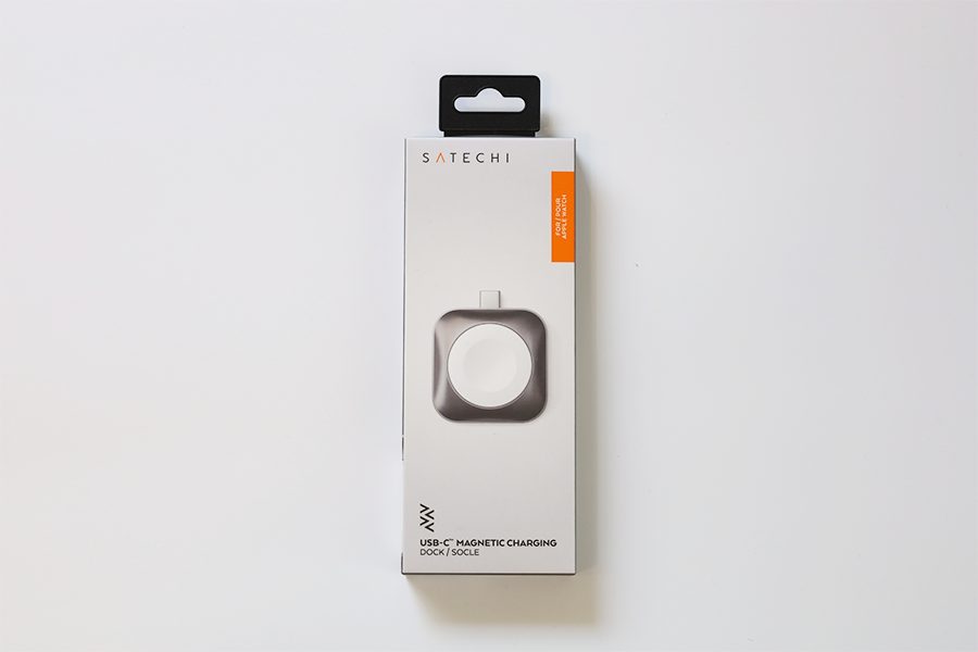 Satechi USB-C Apple Watch 充電ドックの外箱表
