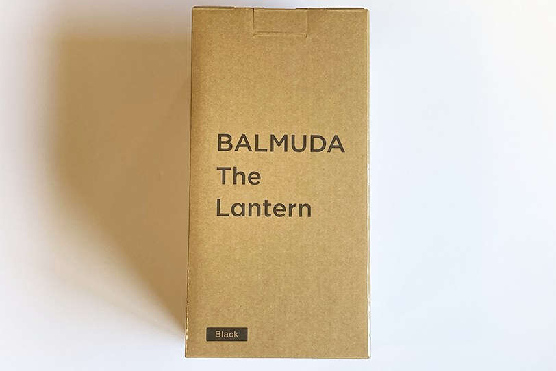 BALMUDA(バルミューダ)The Lantern L02Aの外箱