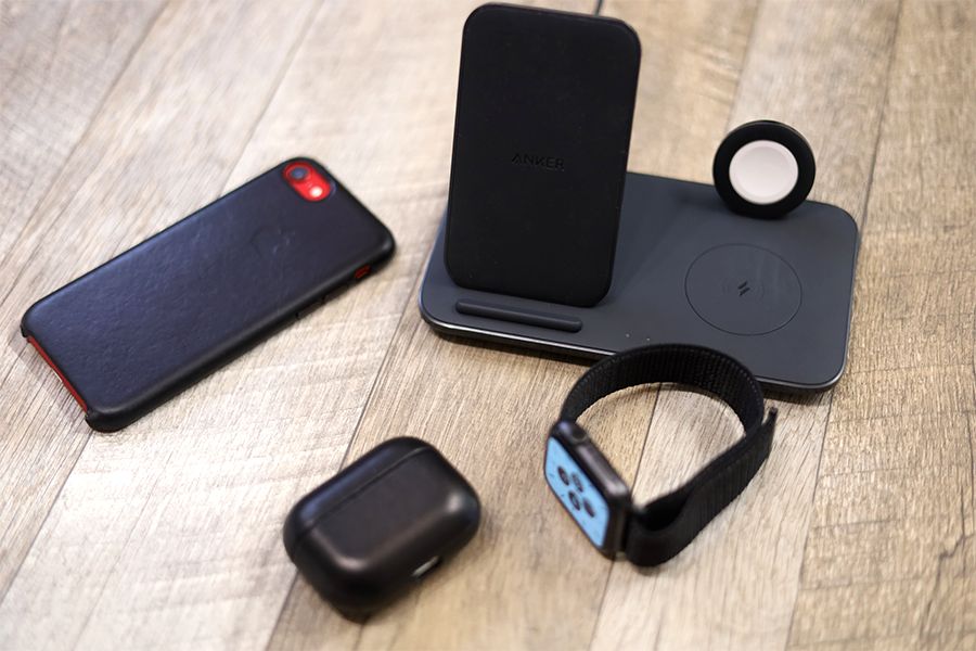 Anker PowerWave+ 3-in-1 Stand with Watch Holderのメリットはまとめて一気に充電できる