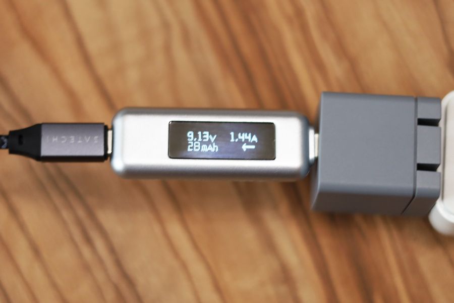DIGIFORCE 20W USB PD Fast ChargerのiPhoneへの充電はMAX20W
