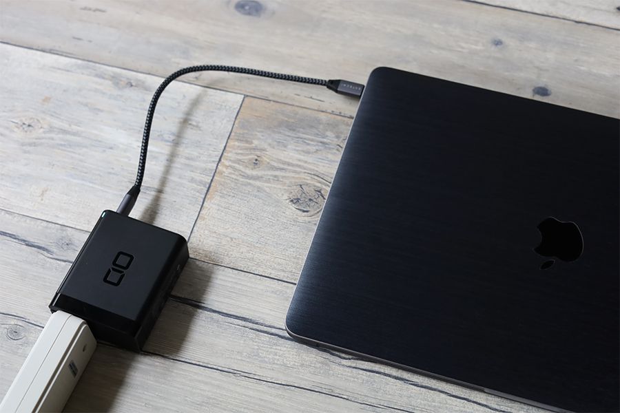 CIO LilNob USB PD 4ポート100W【G100W3C1A】でMacBookを充電する最大100W
