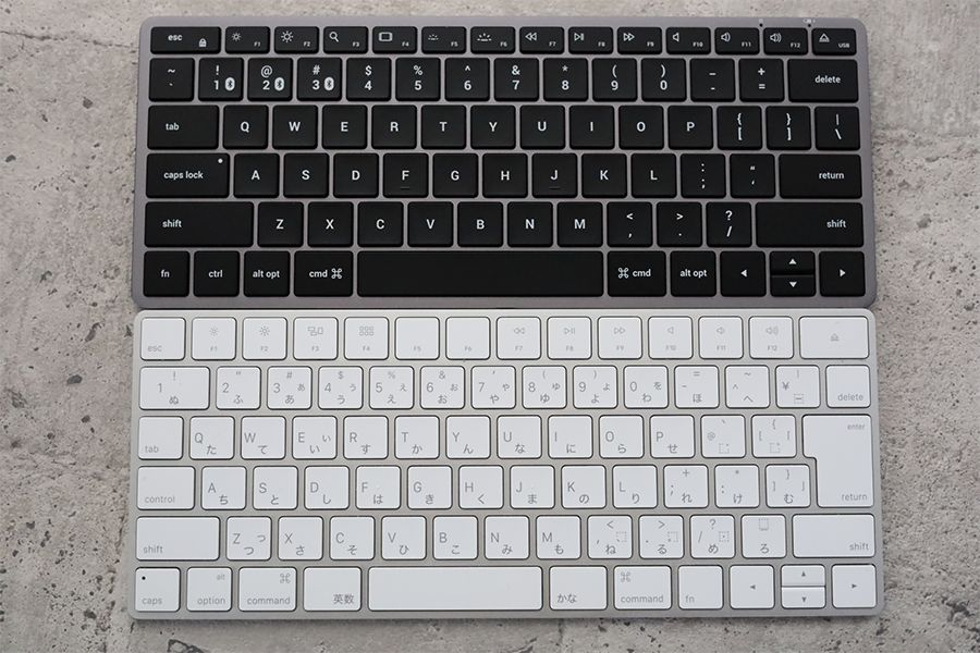 Satechi Slim X1 Bluetooth Backlit KeyboardとMagic Keyboardの比較