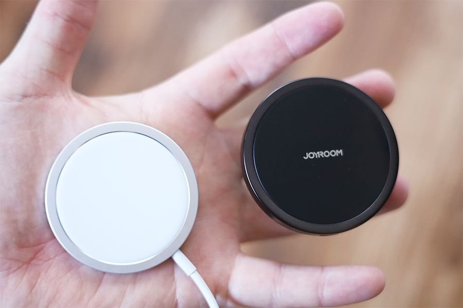 JOYROOMとApple純正のMagSafe充電器出力比較