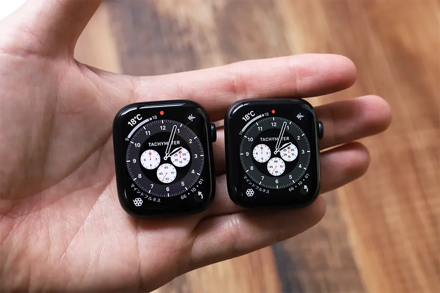 Apple Watch 6と7比較黒