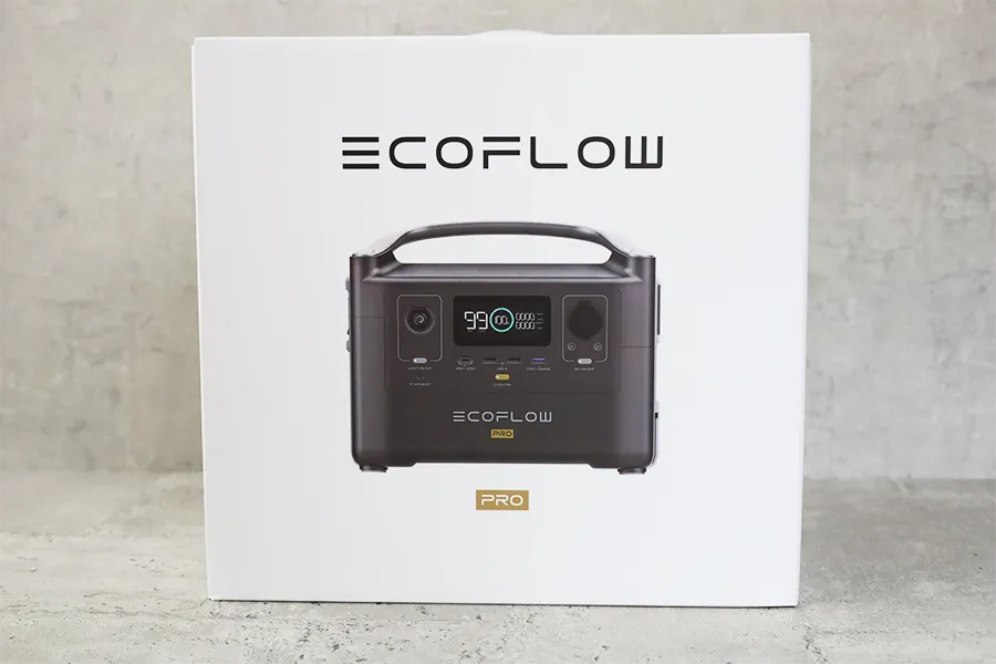 EchoFlow RIVER Proの外箱