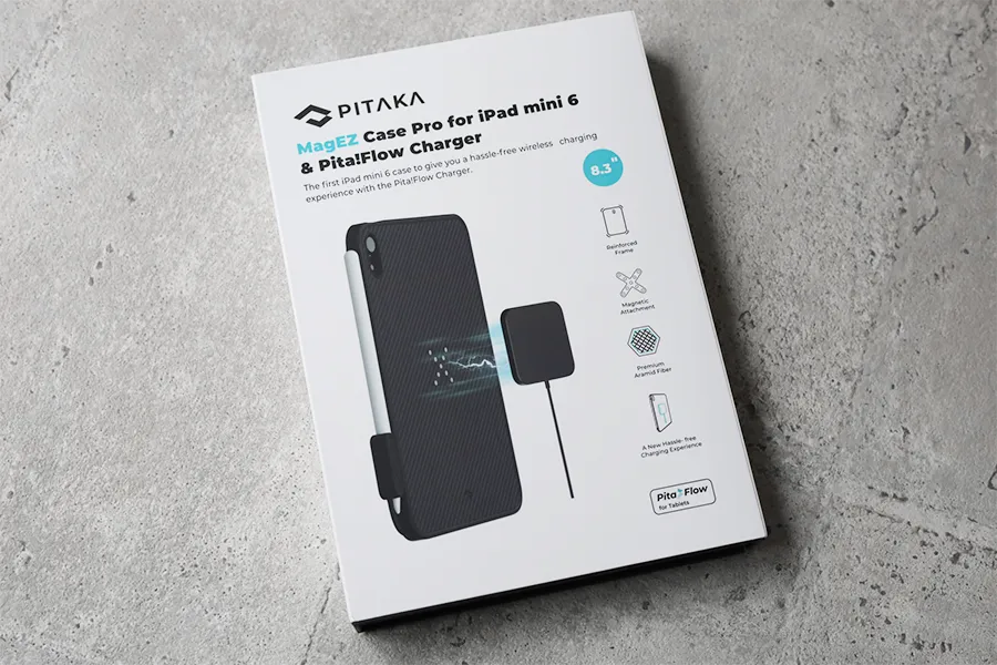 PITAKA MagEZ Charging Stand & Case for Tablets iPad mini 6のケース本体