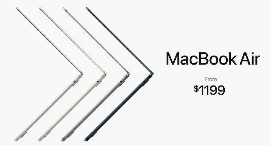 M2　MacBook Air価格
