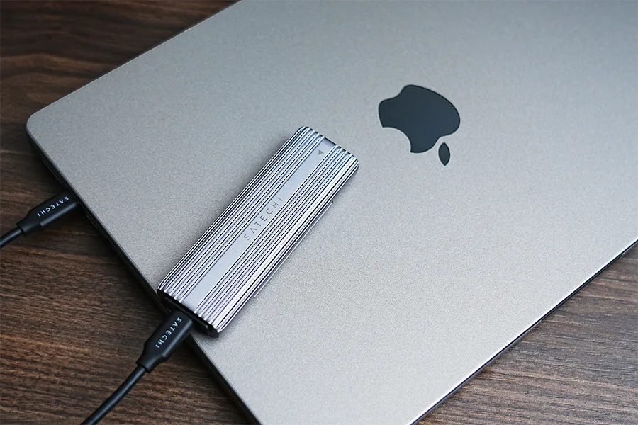 Satechi USB-C M.2 SSDケース はMacBookと相性良し