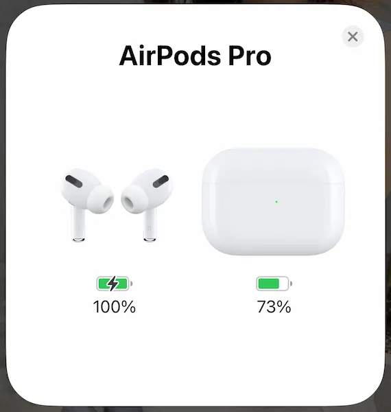 AirPods Proバッテリー残量の確認方法