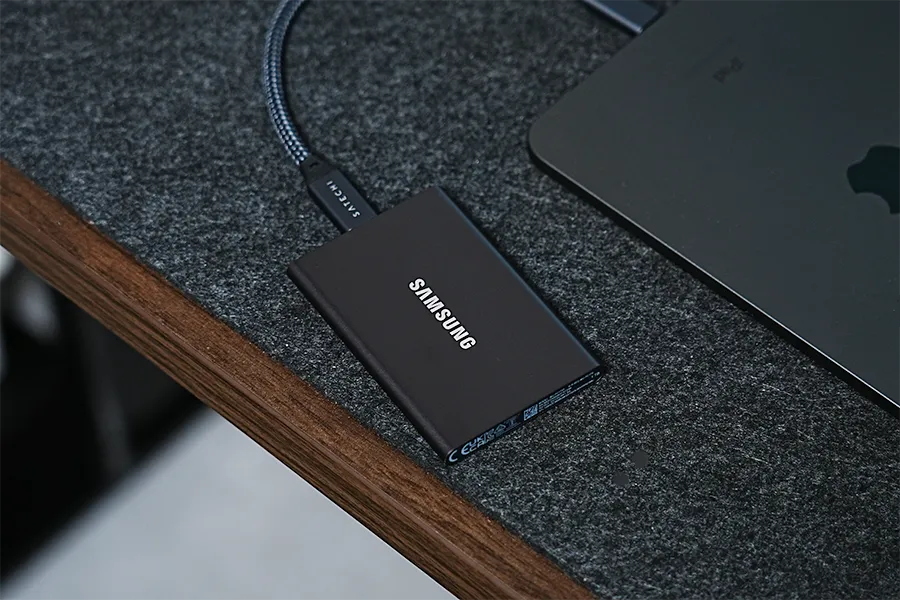 iPad mini用　外付けSSDおすすめ3位：Samsung SSD T7