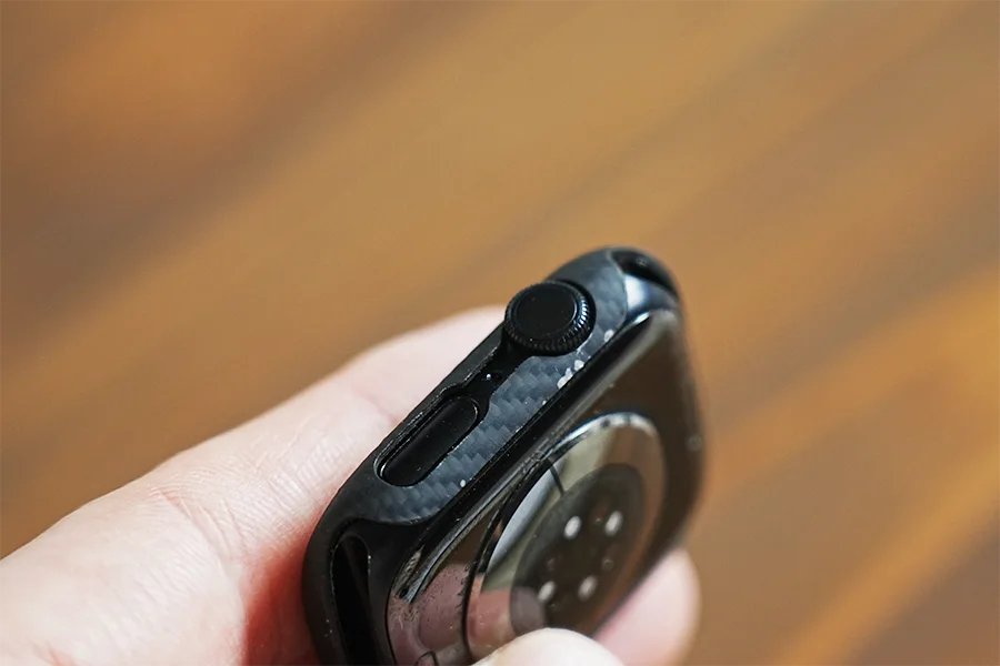 Apple Watchのクラウン下部分が特に傷つきやすい