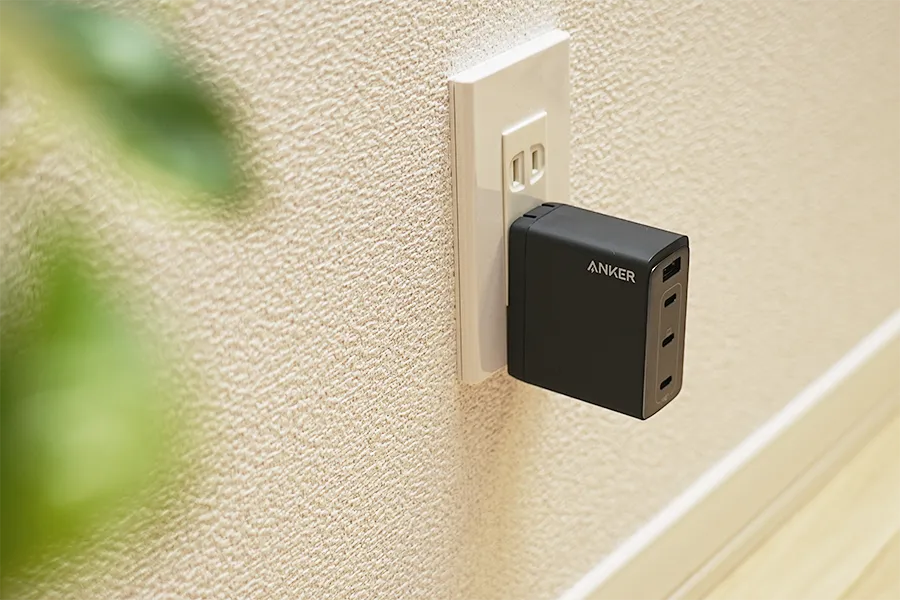 Anker 747 Charger (GaNPrime 150W)は壁差しと相性良し