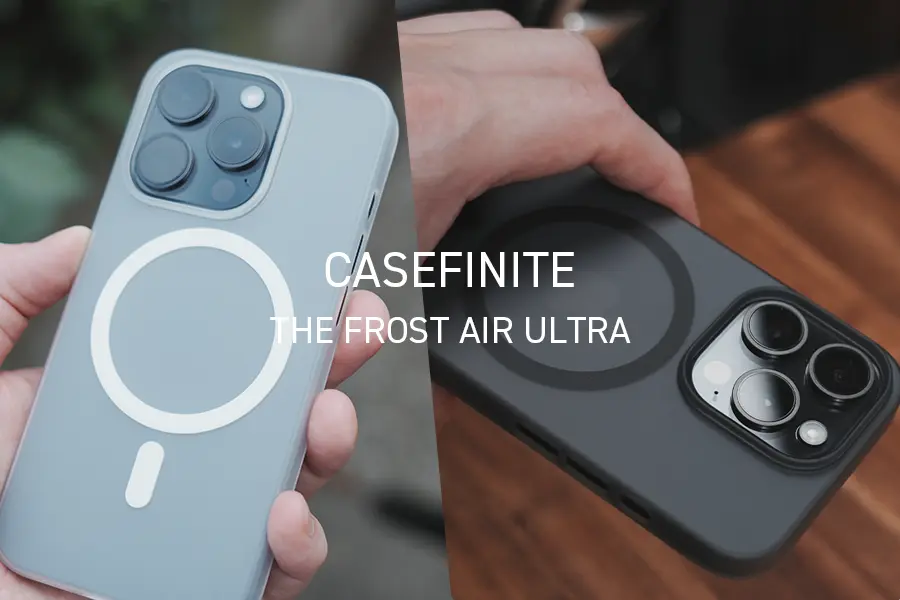 iPhone 15 Pro用CASEFINITE（ケースフィニット）THE FROST AIR ULTRAレビュー｜美しいチタンを最大限に活かせるケース
